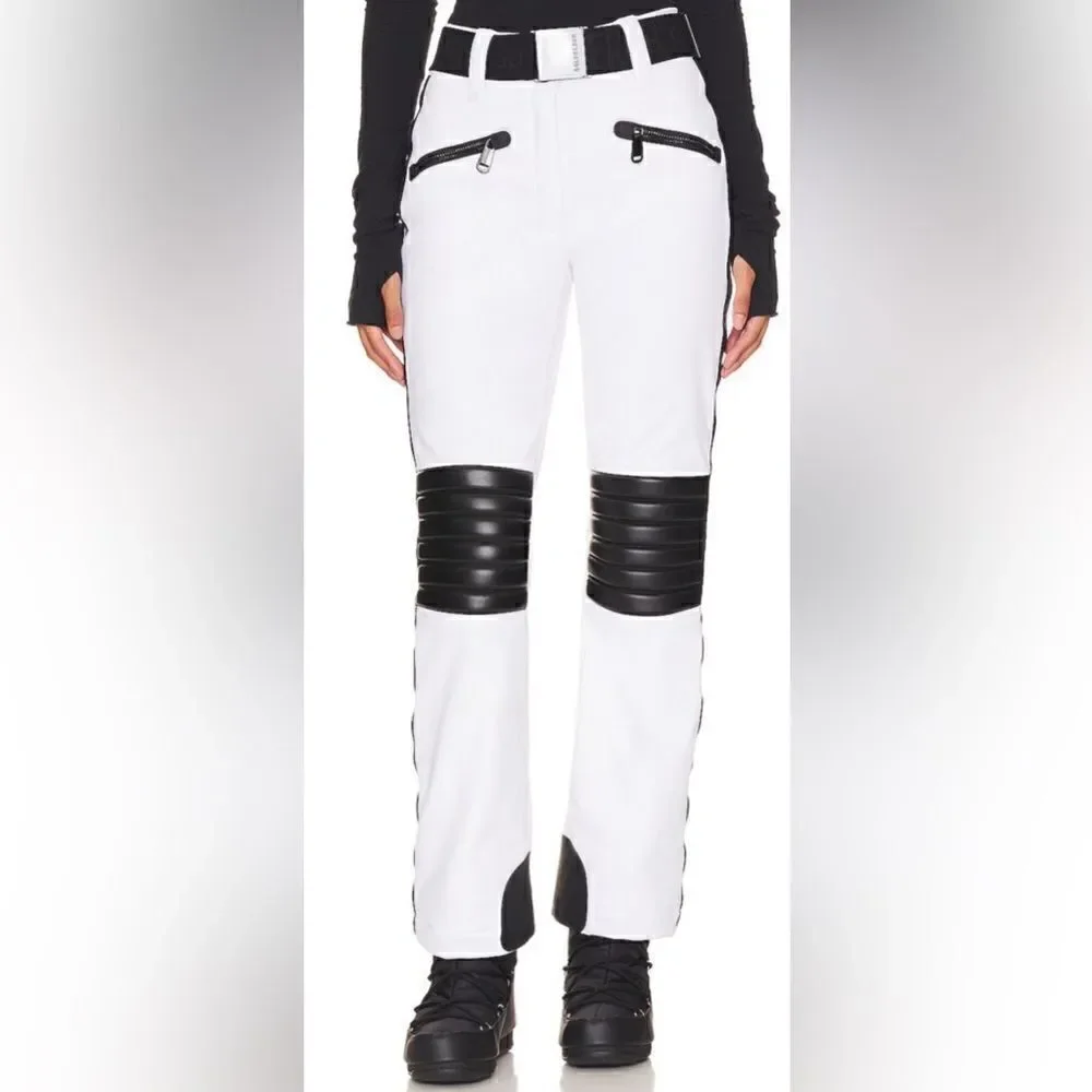 Goldbergh Pippa Rocky Ski Pants Waterproof White Black NWT US size 8
